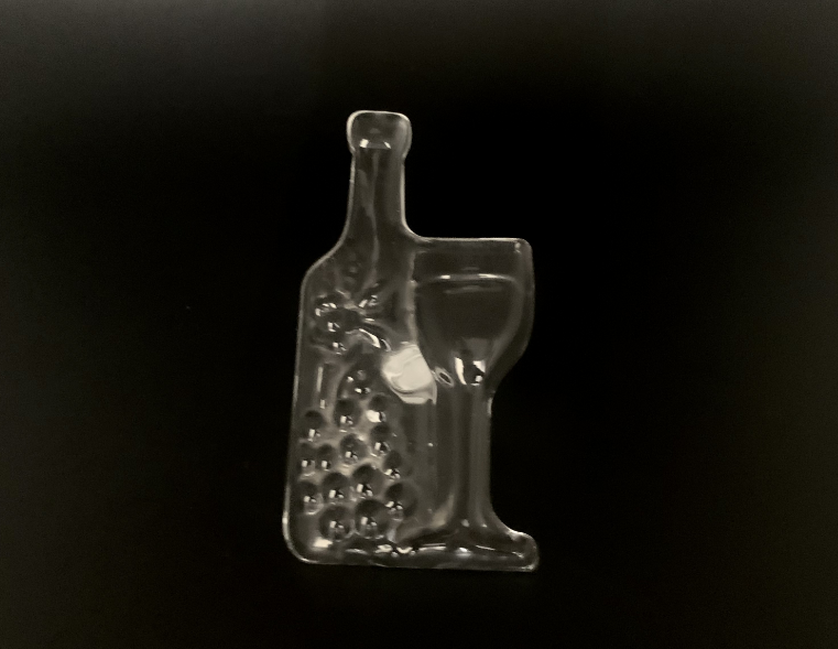 實心玻璃擺件-葡萄酒杯